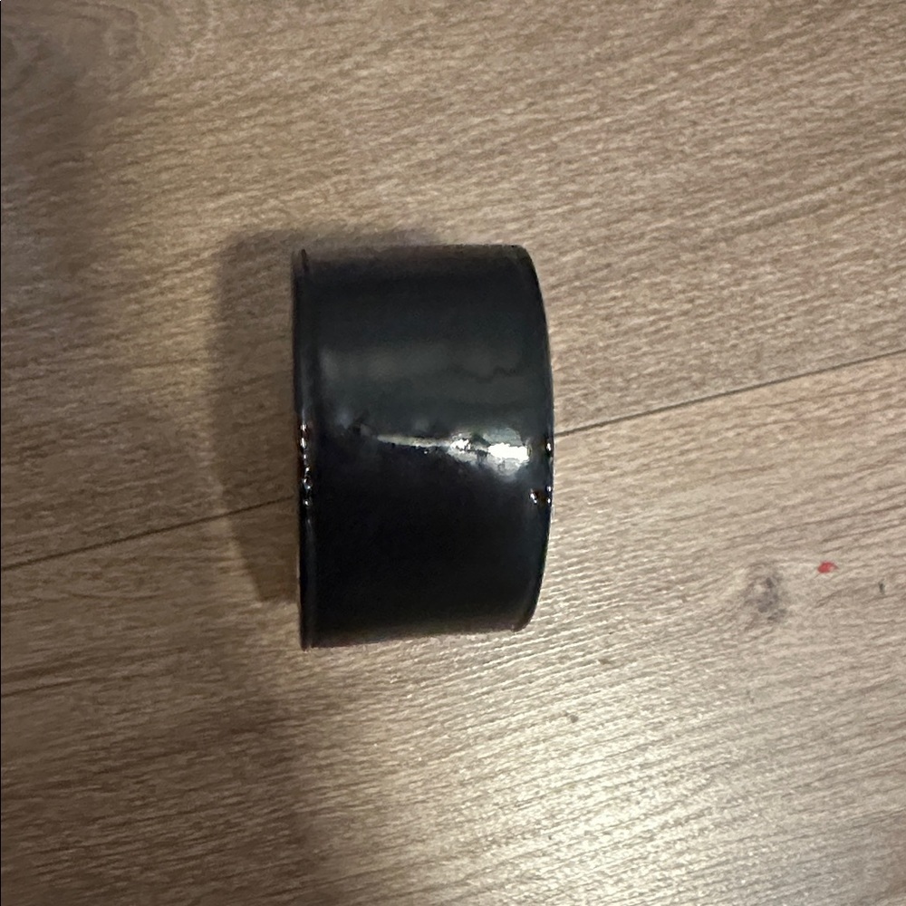 Salvatore Ferragamo Vintage Black and Gold Cuff Bracelet - Picture 8 of 9
